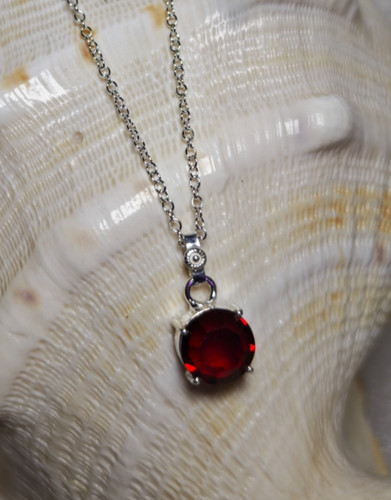 Mozambik granat s925 - ,