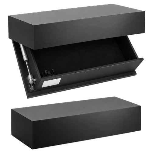 Verstecktes wandregal holz - verstecktes,