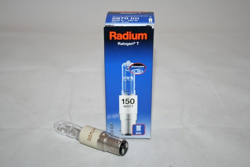 Radium halogenlampe b15d 150w - halogenlampe,