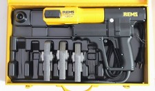 REMS Pressmaschine Power Press ACC N 577010 + 3 Pressbacken Presszangen M oder V