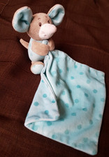 Ergee by KiK ? MAUS mit TUCH ? beige & türkis mit Punkten  unbenutzt TIP TOP