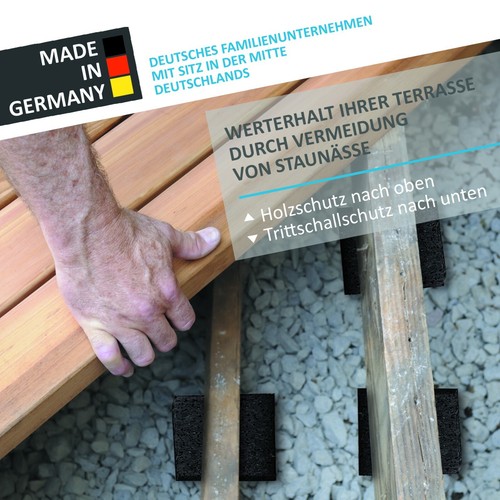 150 stück 10mm terrassenpad - 150,