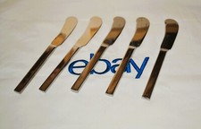 5x  Edelstahl Buttermesser Pizza Käse Dessert Marmelade Messer