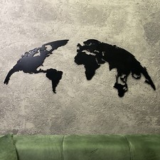 Weltkarte Holz  Holzdeko