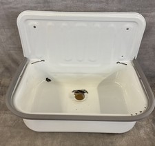 Stahl-Ausgussbecken Weiß Waschbecken Outdoor Küche Draußen