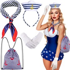 Matrosen Kostüm Damen Mütze