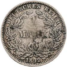 1 Mark Kaiserreich 1892 G