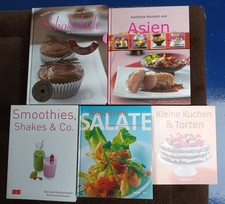 Konvolut Sammlung von 5 Kochbücher Rezeptbücher Backbücher gebraucht sehr gut