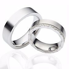 2x JC Trauringe Eheringe Verlobungsringe Silber 925 inkl Gravur & Etui LC03