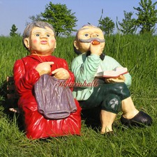 Oma Buch Opa Bank Gratenfigur