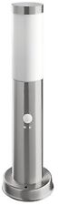 Heitronic Außen Sockel Wege Lampe Leuchte LARISA Edelstahl edelstahlfarben 45 cm