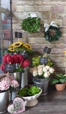 Puppenhaus 1:12 Miniatur # Wand- oder Tür-Kranz  # verschiedene Ausführungen