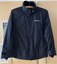 WAVEBOARD Leichte Outdoor Jacke Gr. 164 Schwarz Wind- und Wetterfest mit Kapuze