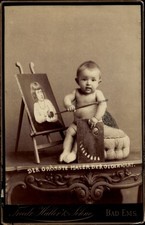 Cabinet Photo Toddler with