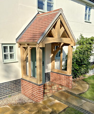 "THE ROMNEY"" MASSIVE EICHE VERANDA-KIT." HANDGEFERTIGT und HANDGEFERTIGT nach Ihren Maßen