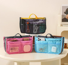 Handtaschen Organizer Einsatz Makeup Innentasche Kosmetik Tasche Aufbewahrung