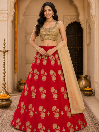 Designer indian party lehenga - party,