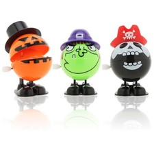 3x Halloween-Aufziehfigur -