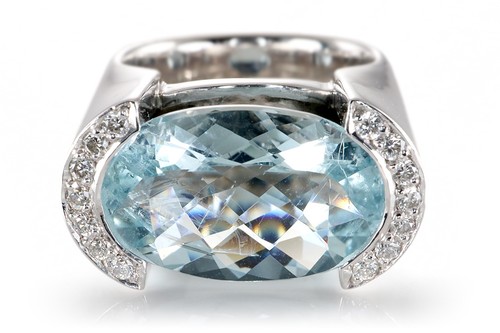 Katzler aquamarin brillantring - katzler,