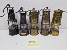 5 alte Grubenlampen