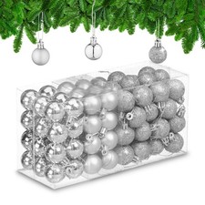 Weihnachtskugeln Christbaumschmuck Baumkugeln Weihnachtsbaumkugeln 96er Set