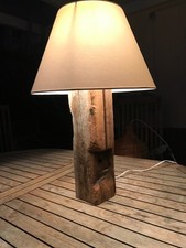 Treibholz Tischleuchte, Treibholzlampe, Schwemmholz, Altholz, Unikat