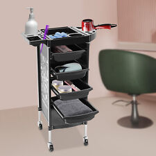 Friseurwagen Salonwagen mit 4 ausziehbaren Schubladen Friseurwagen für Stylisten