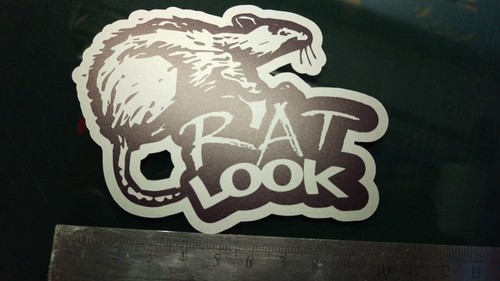 Rattenlook aufkleber sticker - aufkleber,