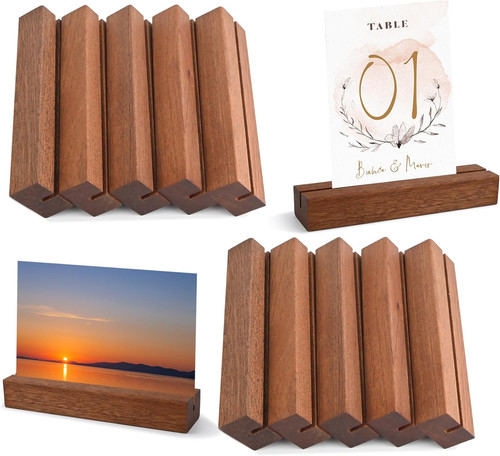 Stück kartenhalter holz - 10,