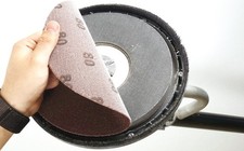 5 x Profi Schleifscheiben Schleifgitter Klett Schleifpads Netzschleifmittel 