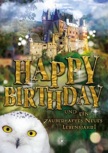 Zauberer geburtstag karte - zauberer,