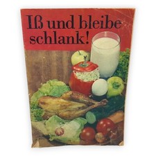 Iß und bleibe schlank Rezepte Heft Gesund essen Verlag für die Frau DDR 1976