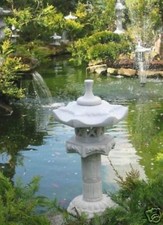Japanische steinlaterne yukimi - japanische,