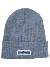 Napapijri Mütze Grau Herren Beanie Wolle