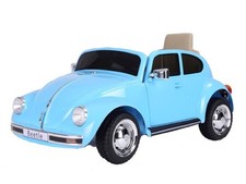 VW Käfer Beetle Oldtimer Kinder Elektroauto - Lizenziert, EVA, RC, Leder, MP3