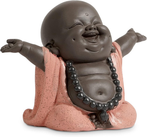Kleiner lachender buddha - kleiner,