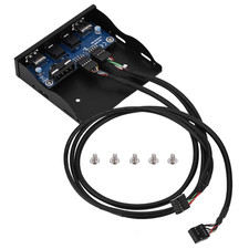 USB 2.0 HDAUDIO Floppy Front Panel 3 5 ''9Pin Auf 2 USB 2.0 Schnitts Telle Mit M