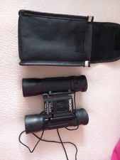 Tronic Fernglas 10x25 mit Halsband und Gürteltasche 