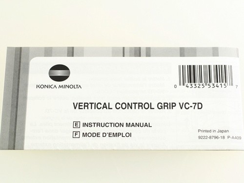Instructions konica minolta - instructions,
