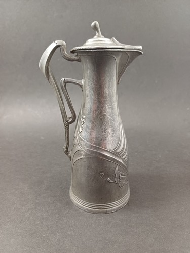 Kleine jugendstil kanne zinn - jugendstil,