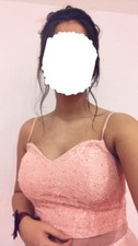 Rosa abendkleid pembe - rosa, abendkleid/