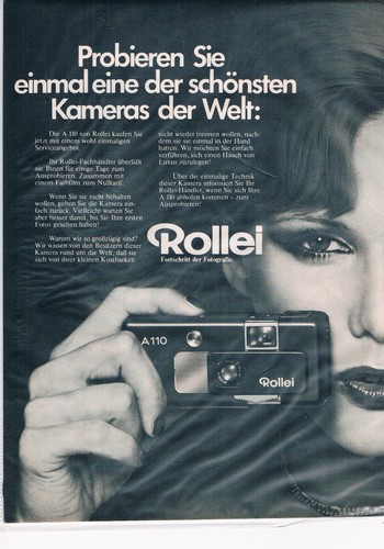 Rollei werbeanzeige werbung - werbeanzeige,