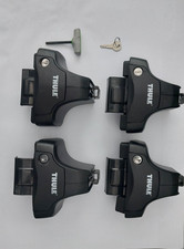 THULE 754 Dachträgerfüße abschließbar guter Zustand incl-FIT-KIT für FORD Fiesta