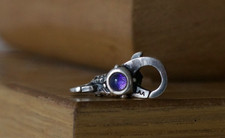 Trollbeads TAGLO-00029  Verschluss Mexico retired 2010 dichrotisches Glas blau