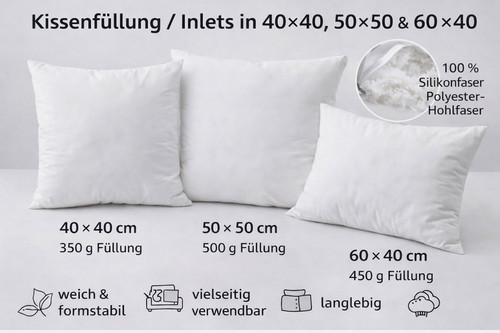 Kissenfüllung inlet - kissenfüllung,