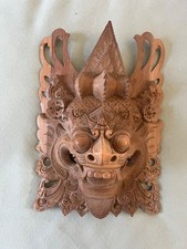 Große balinesische Holzmaske