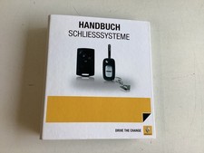 Renault Handbuch Schliesssysteme 09/2013  für diverse Modelle original gebr. !