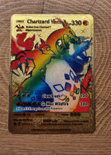 ca. 830 Pokemon Karten - auch 3x Charizard Vmax  gold Metall Karte