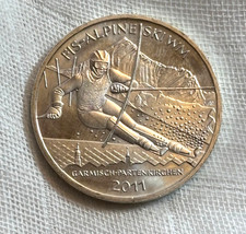 10 Euro Silbermünze FIS Alpine Ski-WM Garmisch-Partenkirchen 2011 – Deutschland