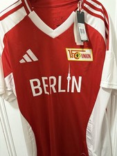 Union Berlin Adidas Heimtrikot 2024-25 Größe L (Original Shirt) Kostenlose Lieferung